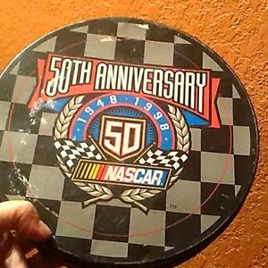 Nascar 50th Anniversary Vintage Metal Tin 1998